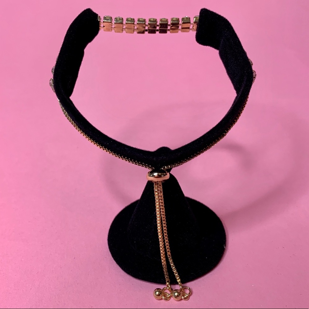 Phoebe Gold Diamanté Bracelet - BOUTIQUE - Picture 3 of 5